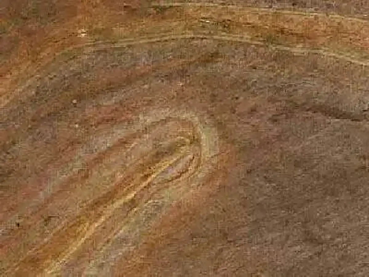 Raja Red sandstone polished sample – Marmi di Carrara – brown, gold (1)