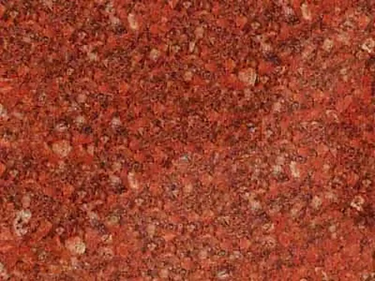 Red Vie granito, campione lucido – Marmi di Carrara – rosso ruggine (1)