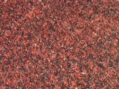 Rojo Altamira granite polished sample – Marmi di Carrara – rust red, brown (1)