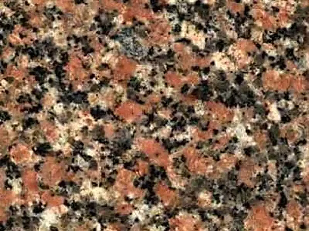 Rosa Aswan Medium granite polished sample – Marmi di Carrara – brown, grey (1)