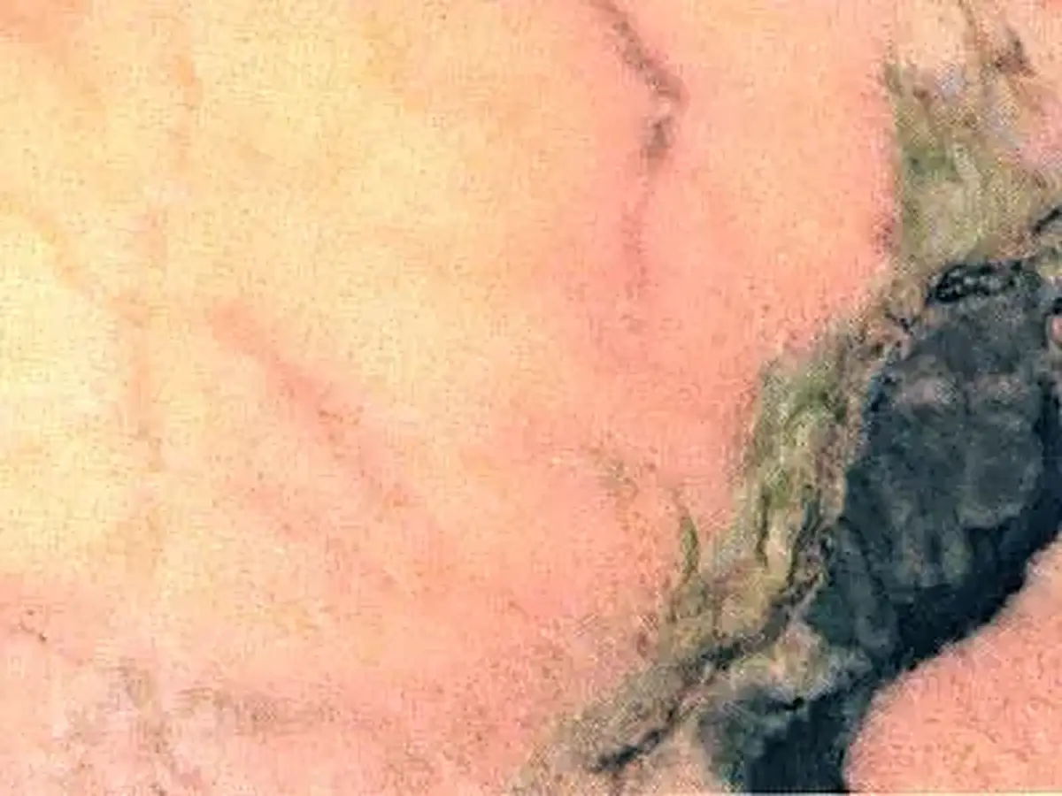Rosa Aurora (mex.) marbre, échantillon poli – Marmi di Carrara – rose, ivoire (1)