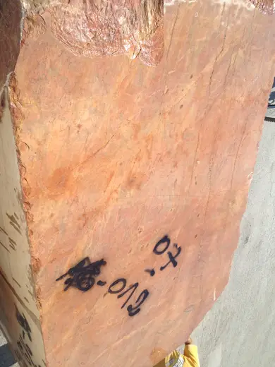 Rosso Damasco marble slab surface – Marmi di Carrara – pink, gold (39)