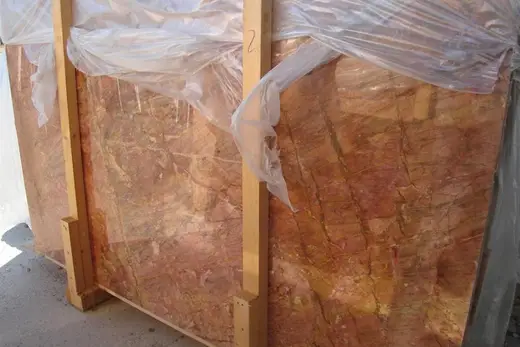 Rosso Damasco marble slab surface – Marmi di Carrara – brown, grey (59)