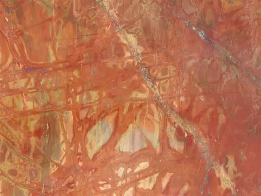 Rosso Damasco marble slab surface – Marmi di Carrara – gold, rust red (62)