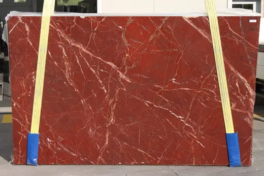 Rosso Diaspro marbre, surface de dalle – Marmi di Carrara – rouge rouille, gris (1)