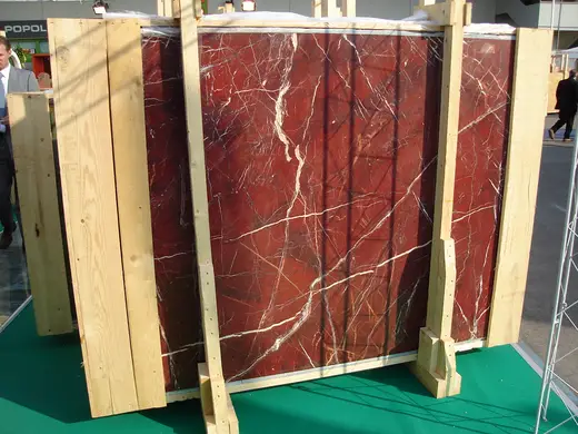 Rosso Diaspro marbre, surface de dalle – Marmi di Carrara – brun, beige (12)