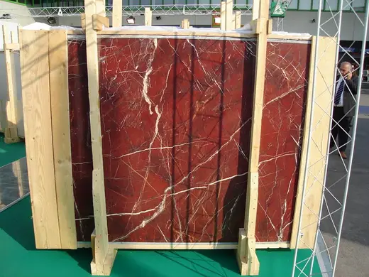 Rosso Diaspro marbre, surface de dalle – Marmi di Carrara – beige, rouge rouille (14)