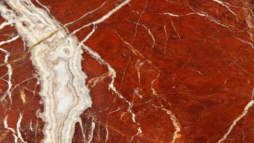 Rosso Diaspro marbre, surface de dalle – Marmi di Carrara – rouge rouille, beige (4)