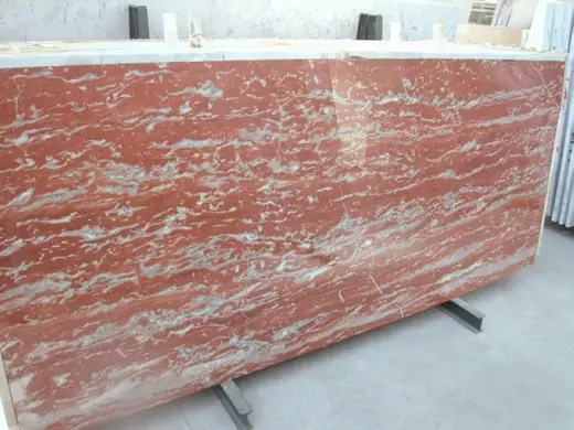 Rosso Francia marmo, superficie di lastra – Marmi di Carrara – rosso ruggine, marrone (2)