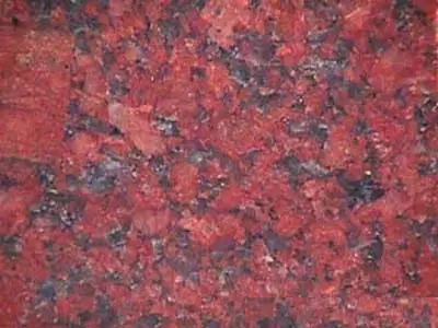 Ruby Red granite polished sample – Marmi di Carrara – rust red, brown (1)