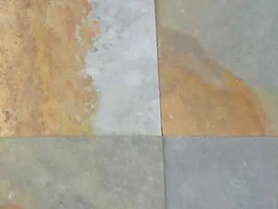 Rustic M-Green limestone polished sample – Marmi di Carrara – grey, light grey (1)
