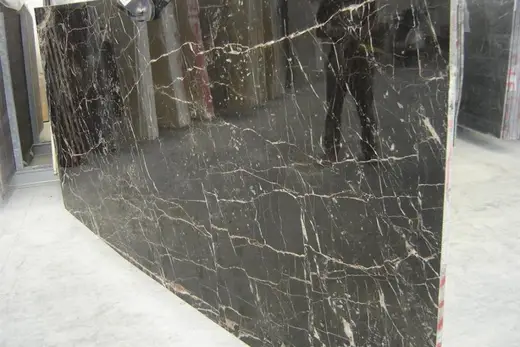 Saint Laurent marble slab surface – Marmi di Carrara – black, grey (20)