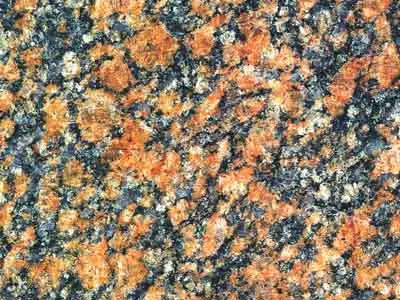 Salmon Pink granite polished sample – Marmi di Carrara – gold, beige (1)