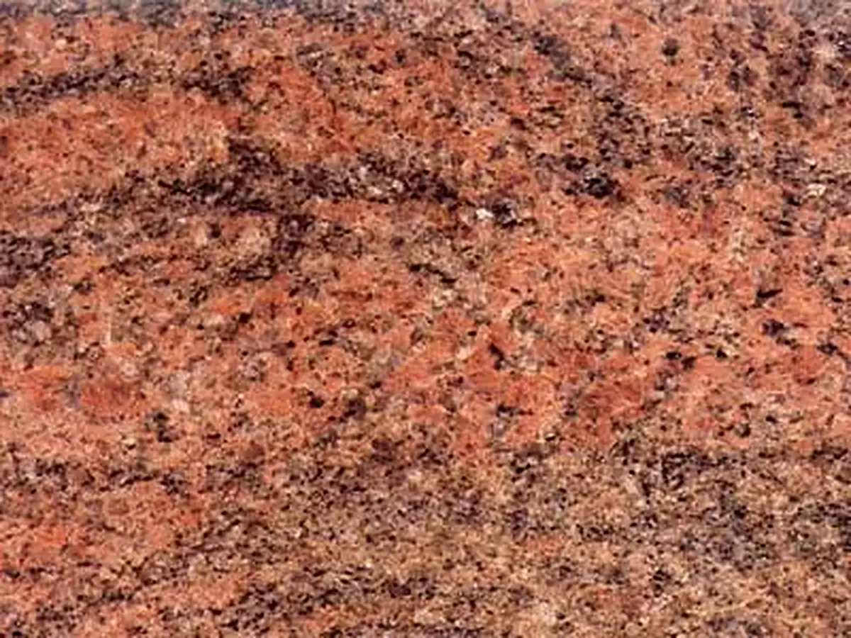 Samba Pink гранит, полированный образец – Marmi di Carrara – золотистый, ржаво-красный (1)