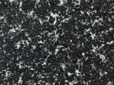 Schneeflocke granite polished sample – Marmi di Carrara – black, charcoal (1)