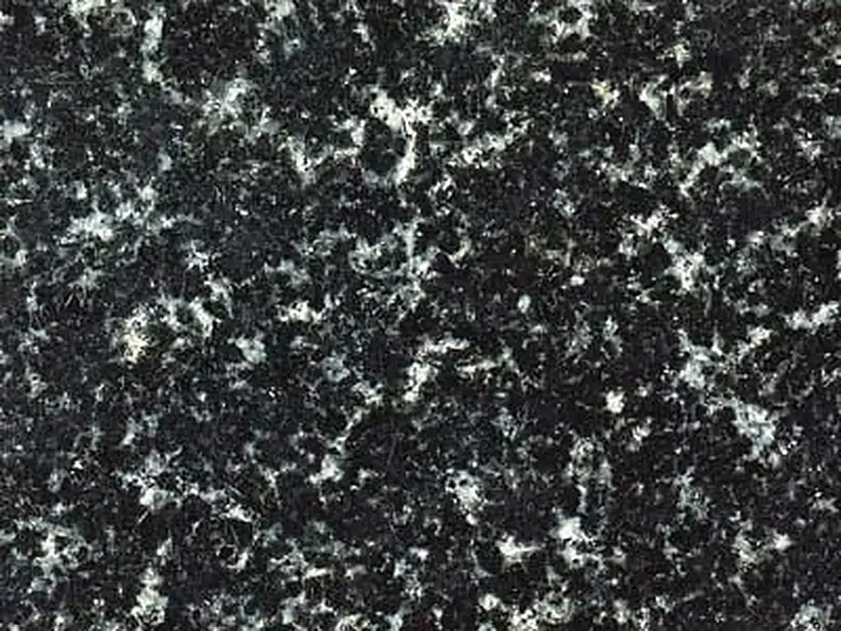 Schneeflocke granite polished sample – Marmi di Carrara – black, charcoal (1)
