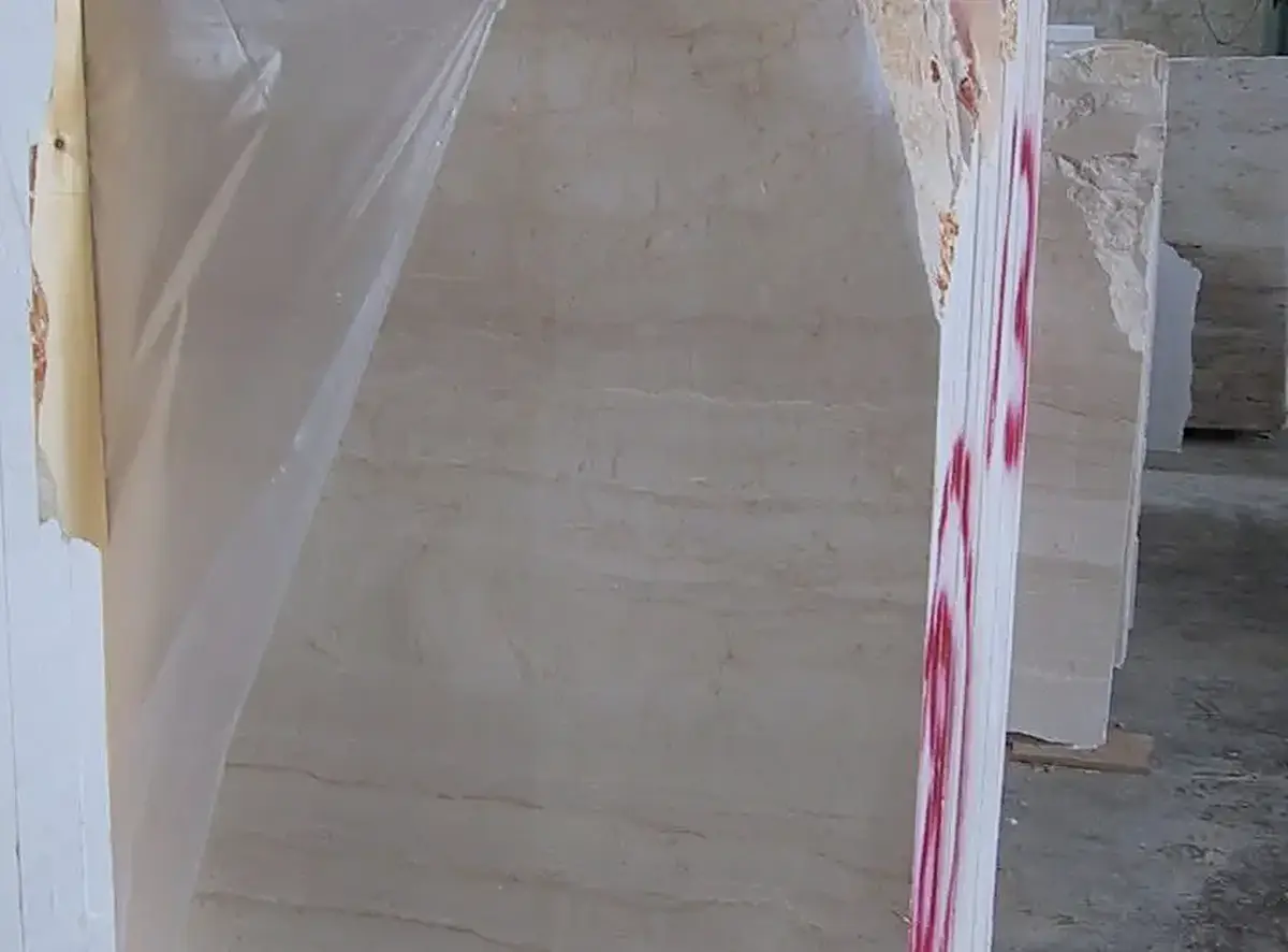 Serpeggiante calcaire, surface de dalle – Marmi di Carrara – gris, gris clair (14)