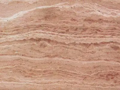 Serpeggiante KF limestone polished sample – Marmi di Carrara – gold, pink (1)