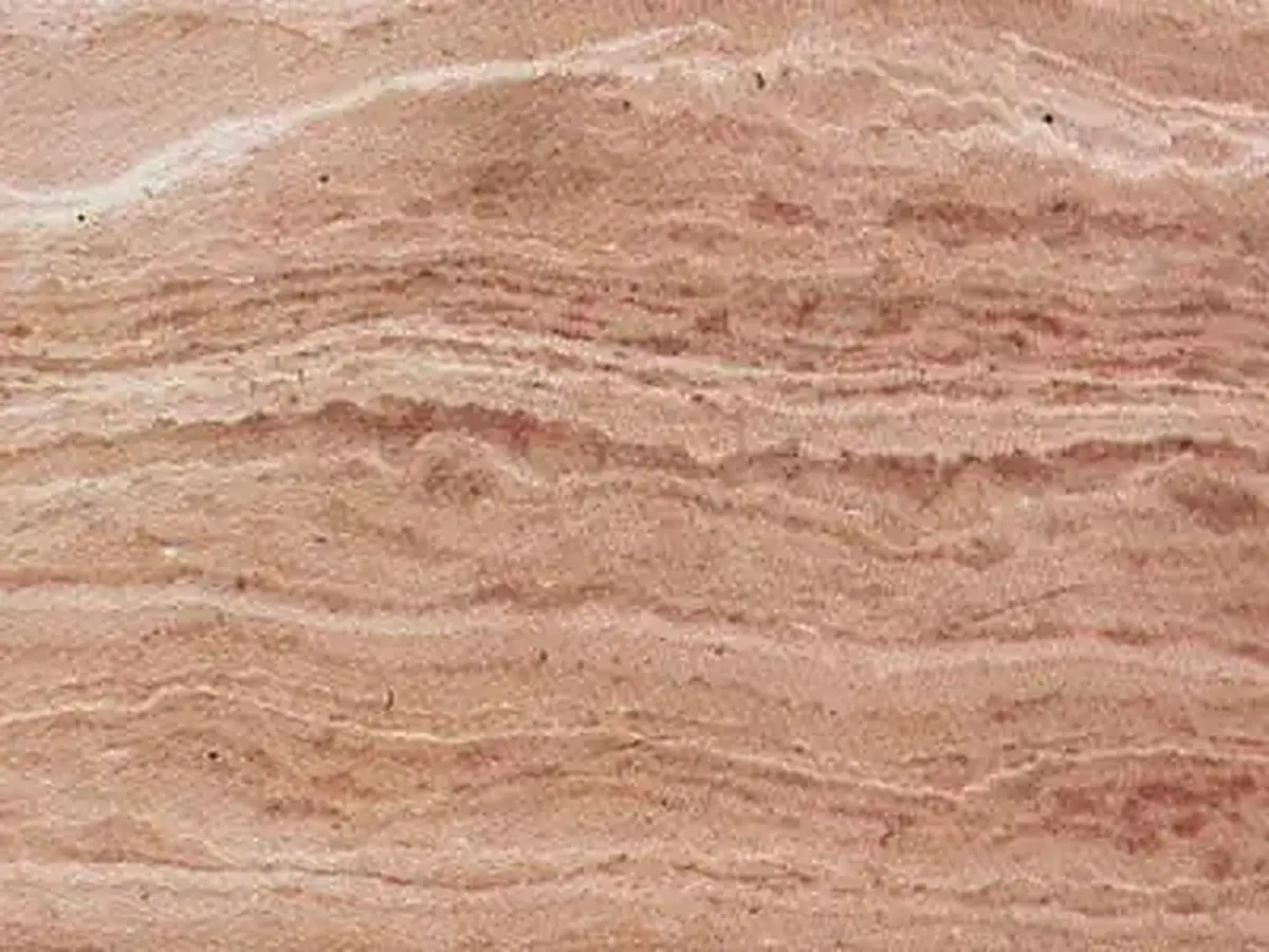 Serpeggiante KF limestone polished sample – Marmi di Carrara – gold, pink (1)