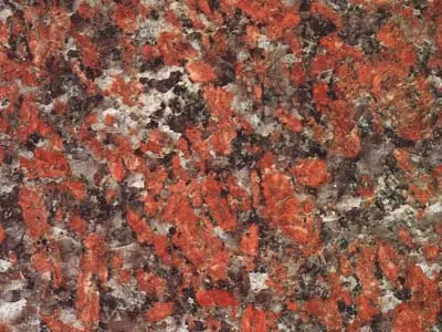 Sierra Chica Granit, polierte Probe – Marmi di Carrara – rostrot, braun (1)