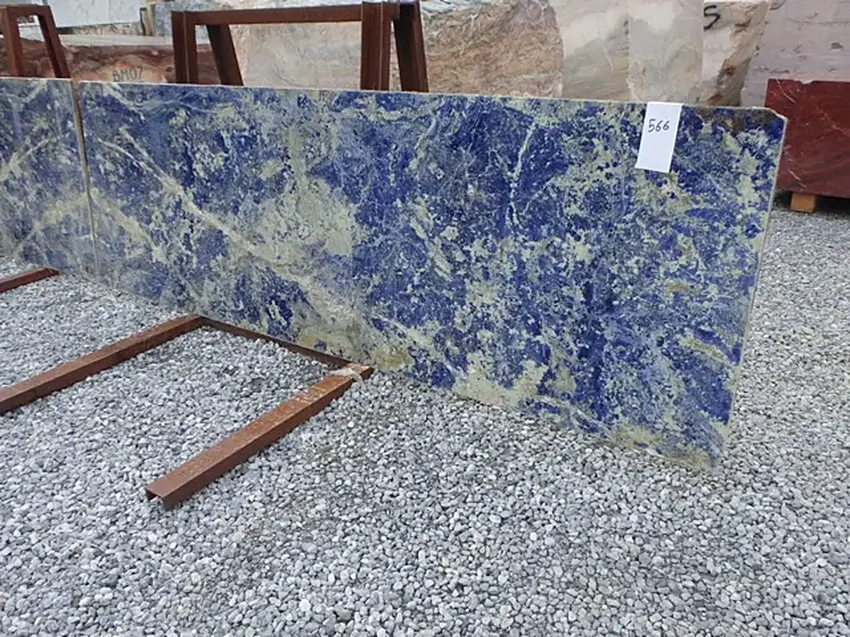 Sodalite Blue marmo, superficie di lastra – Marmi di Carrara – grigio, grigio chiaro (3)