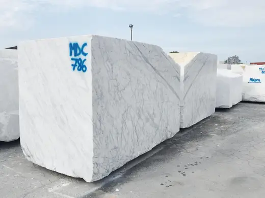 Statuarietto marble slab surface – Marmi di Carrara – light grey, white (12)