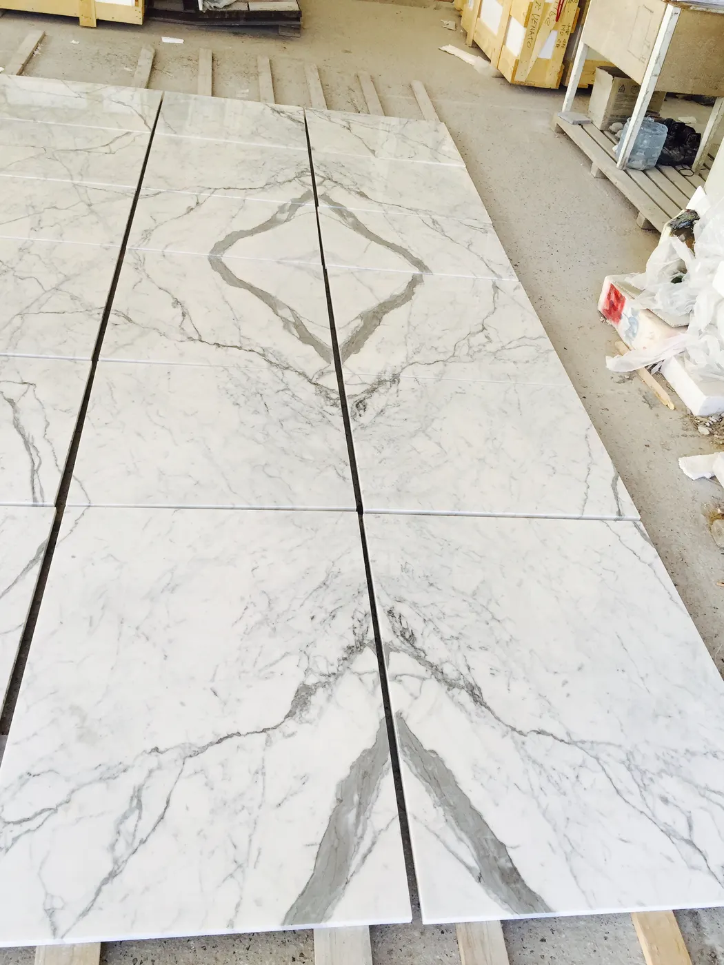 Statuario Extra Marmor, Fliesen – Marmi di Carrara – weiß, elfenbein (4)
