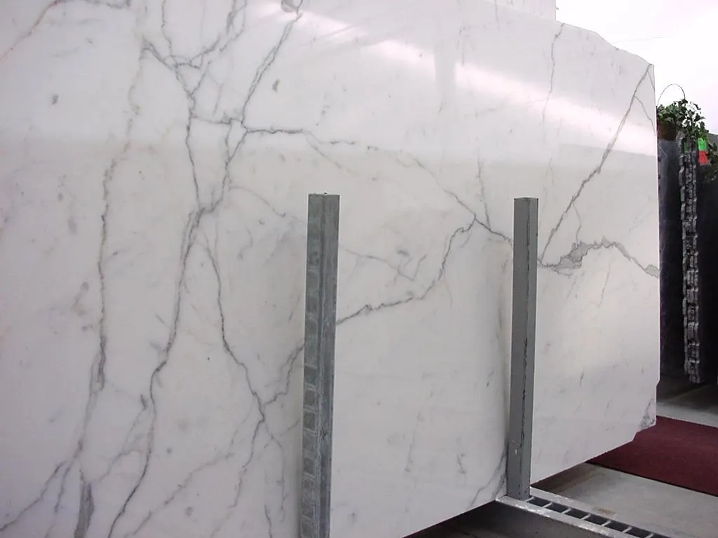 Statuario Extra marbre, surface de dalle – Marmi di Carrara – gris clair, vert (6)