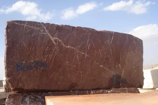Tiger Red marmo, superficie di lastra – Marmi di Carrara – marrone, avorio (1)