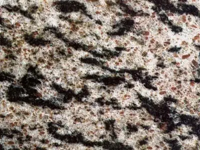 Tiger White granite polished sample – Marmi di Carrara – black, grey (1)
