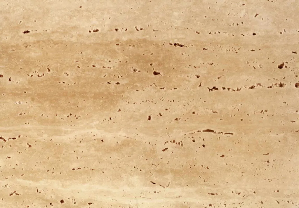 Travertino Romano Classico Travertin, Plattenoberfläche – Marmi di Carrara – beige (1)