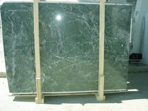 Verde Malachite marble slab surface – Marmi di Carrara – green, grey (1)