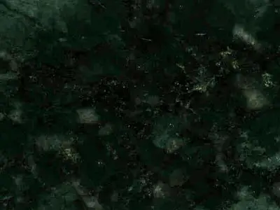 Verde Pavao Granit, polierte Probe – Marmi di Carrara – schwarz (1)