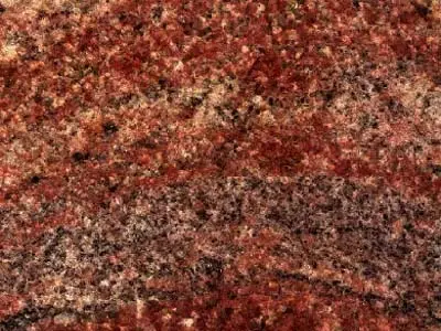Vermelho Real granito, campione lucido – Marmi di Carrara – marrone, rosso ruggine (1)