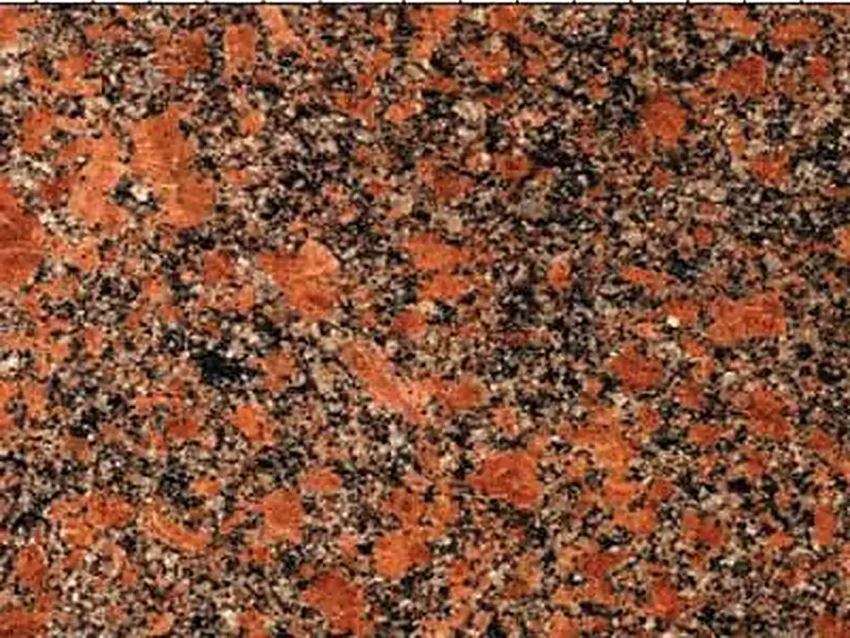 Withered Granit, polierte Probe – Marmi di Carrara – braun, gold (1)